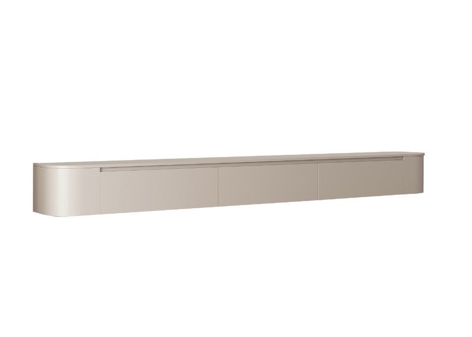 Japandi Tv Meubel Zwevend | Beige