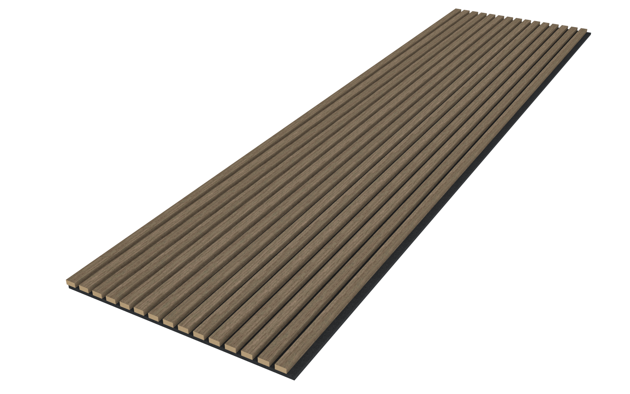 Akupanel - Eiken Walnoot - 270 x 60 cm - Lattenwand - Akoestische wandpanelen