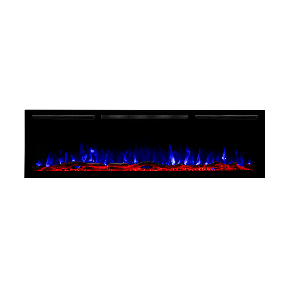 Elektrische sfeerhaard  cinewallFRAME PRO 65″ inch – 165 cm red blue