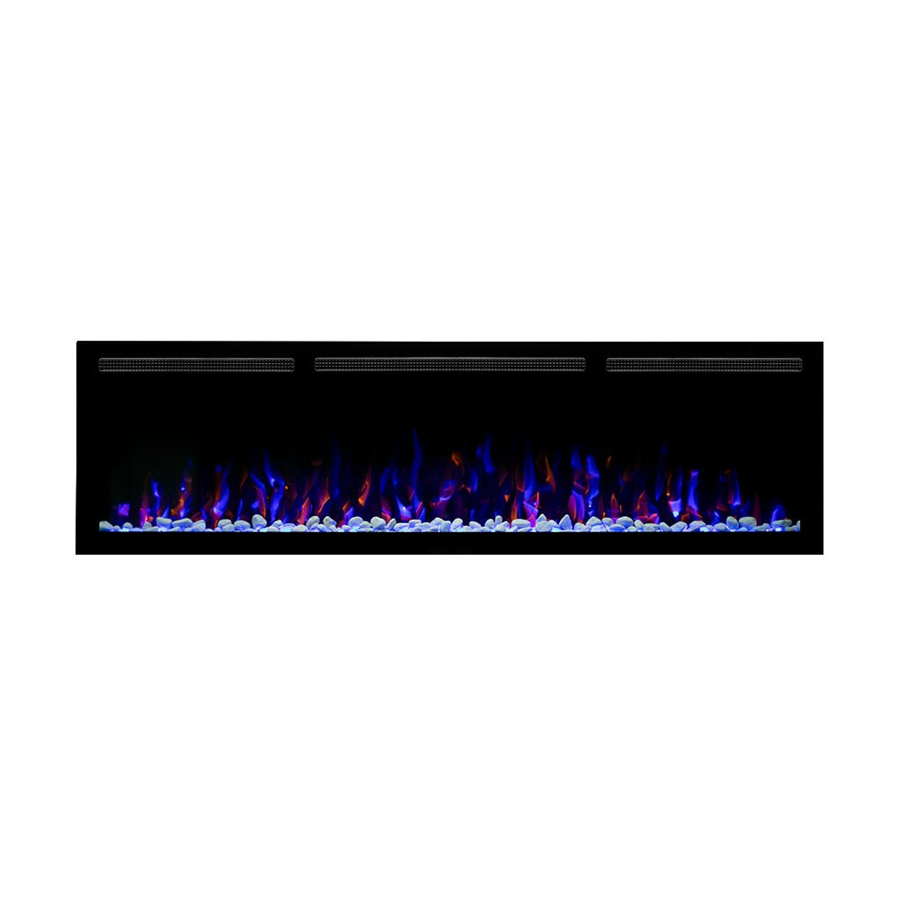Elektrische sfeerhaard cinewall Flame PRO 60″ inch – 152 cm blue