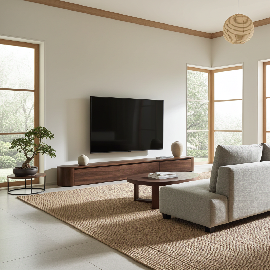 Japandi-tv-meubel-walnut-cinewall