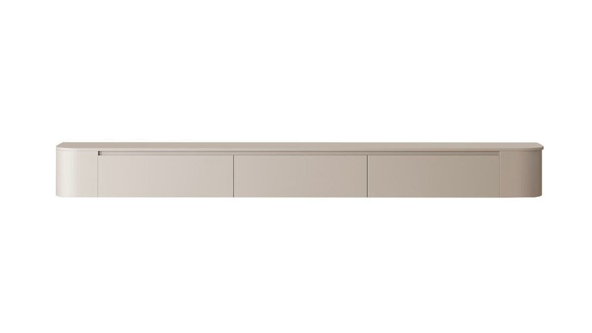 Japandi Tv Meubel Zwevend | Beige