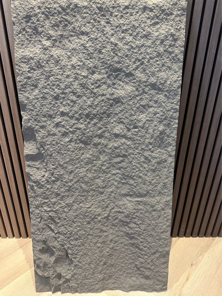 STEEN WANDPANEEL LICHT GRIJS 120 CM X 60 CM