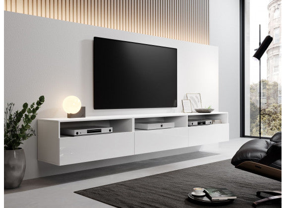 TV-Meubel SAXO - Wit - 270 cm