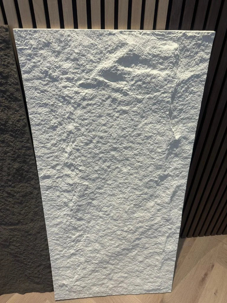 STEEN WANDPANEEL WIT 120CM X 60CM